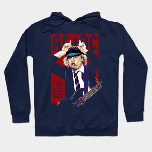 Angus Young WPAP Hoodie